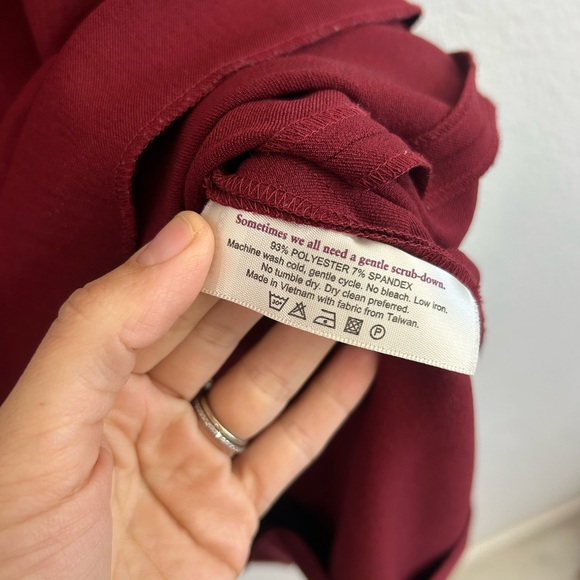 MM Lafleur Rich Burgundy Mini Dress size 6 - Picture 4 of 9